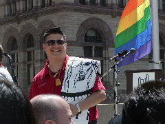 June 20, 2005. 2 Spirits Pride, Toronto Johl & Flag